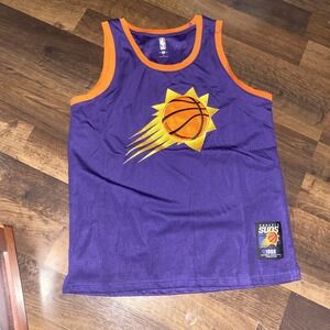 NEW Mens‎ Phoenix Suns Ultra Game Jersey Purple Embroidered Large KD Durant #35